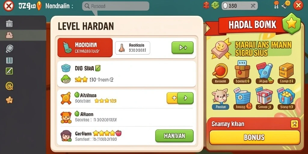 Tampilan antarmuka pengguna yang menarik dan intuitif.