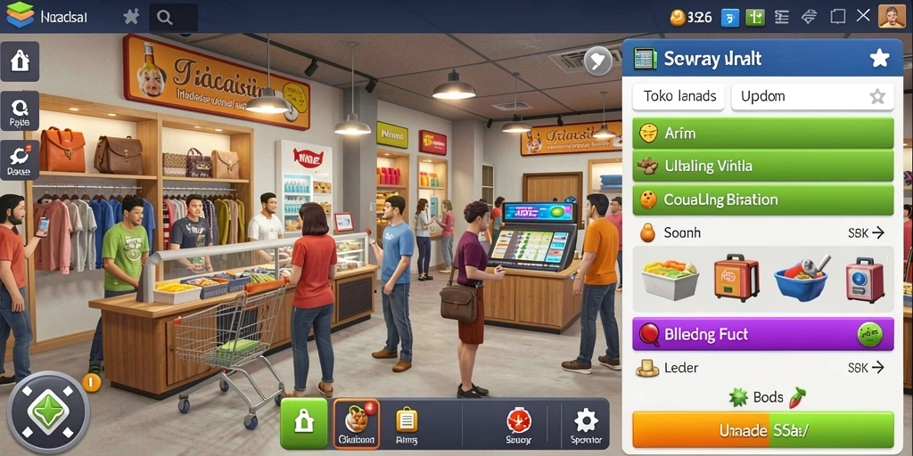 Tampilan antarmuka yang menarik dan user-friendly.