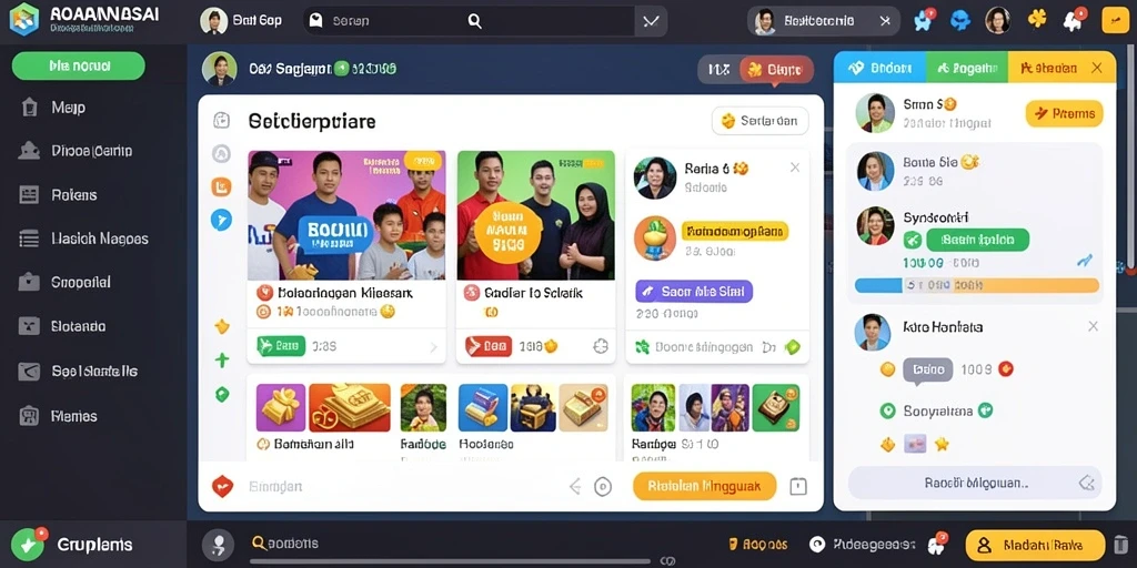 Tampilan antarmuka utama aplikasi IKNTOTO.