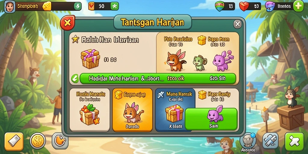 Tampilan antarmuka pengguna yang intuitif.
