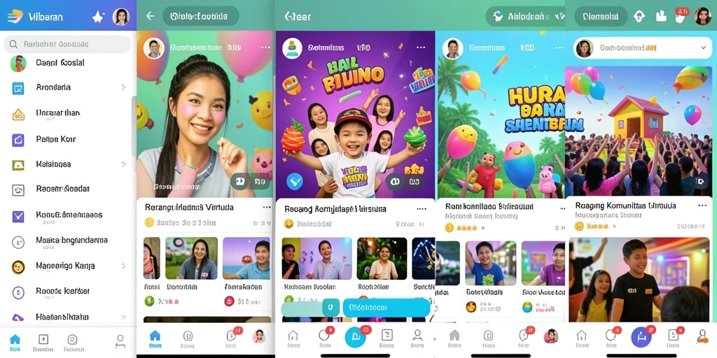 Tampilan antarmuka utama PLAYWIN yang menarik.
