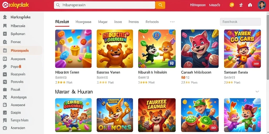 Screenshot menampilkan tampilan awal aplikasi SBOBET yang menarik.