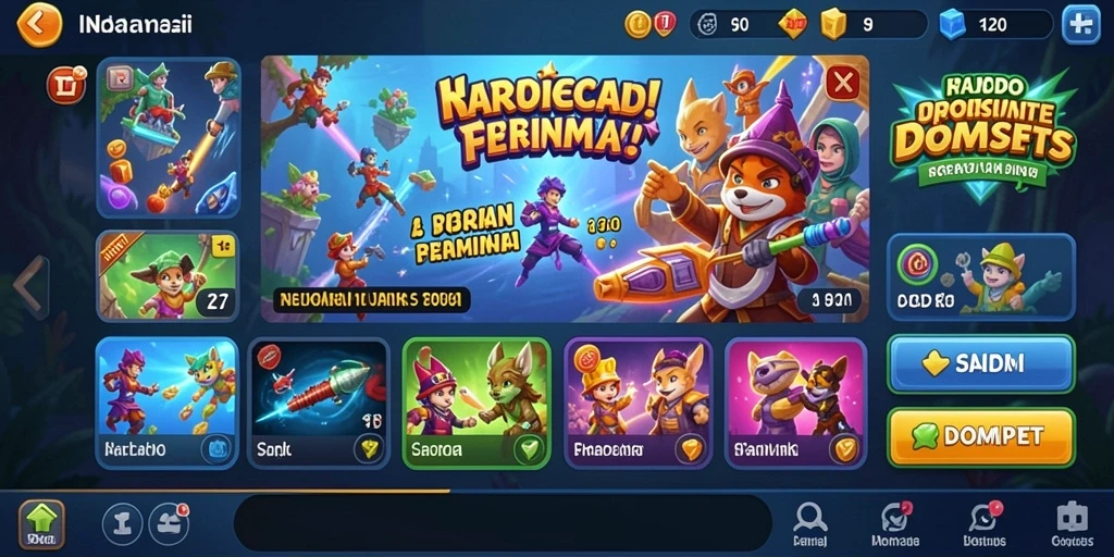 Tampilan antarmuka yang menarik dan modern.